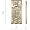 Decorative STL panel "White Rus: Maiden and Steed" - 3D model for CNC