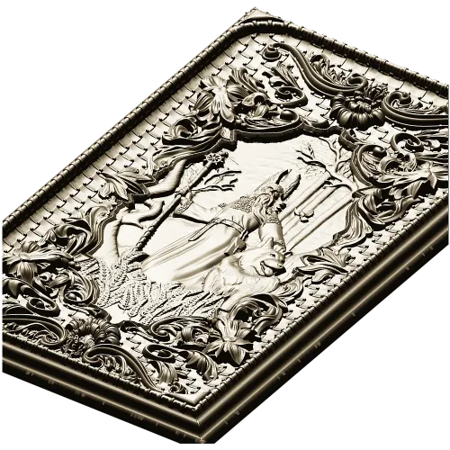 Belbog high-relief panel - STL 3D model for CNC