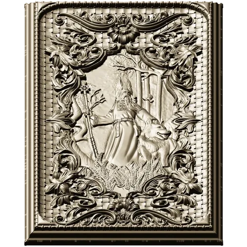 Belbog high-relief panel - STL 3D model for CNC