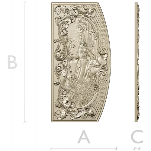 Belbog relief panel STL for CNC