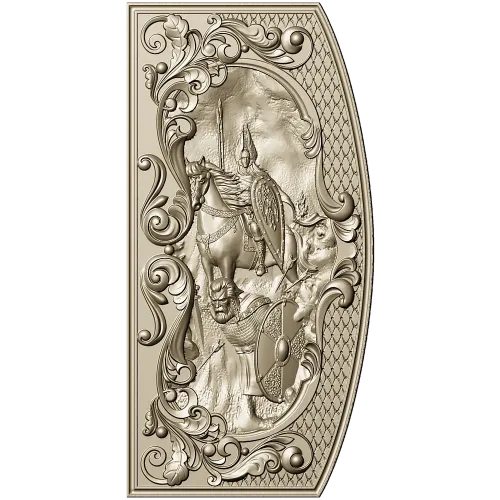 Valhalla Relief Panel STL for CNC milling