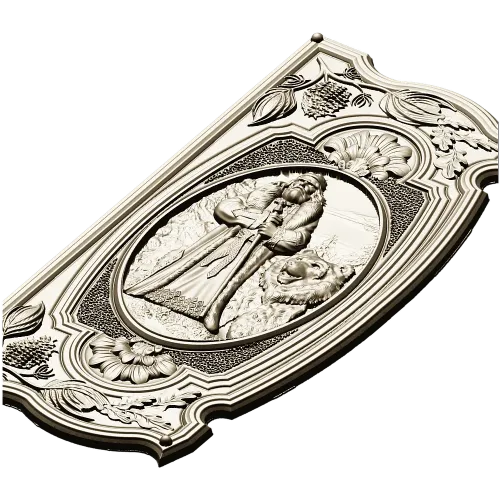 Veles relief panel STL for CNC milling