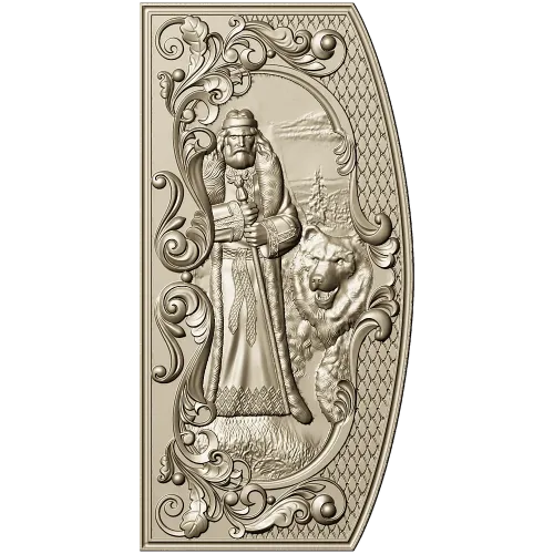 Veles Guardian - high-relief 3D STL panel for CNC