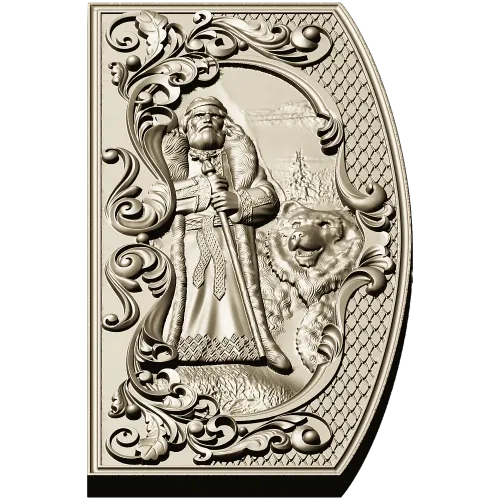 Veles Guardian - high-relief 3D STL panel for CNC