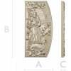 Veles Guardian - high-relief 3D STL panel for CNC
