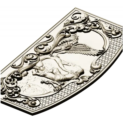 Gamayun Relief Panel STL for CNC carving