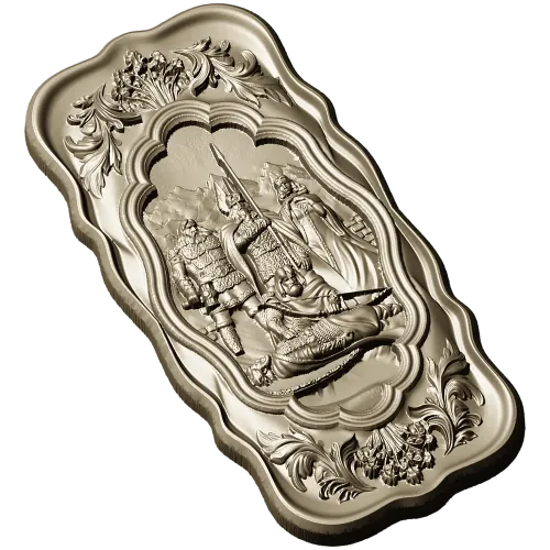 Death of Baldr - high-relief 3D STL for CNC carving