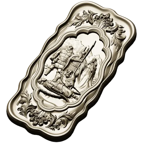 Death of Baldr - high-relief 3D STL for CNC carving