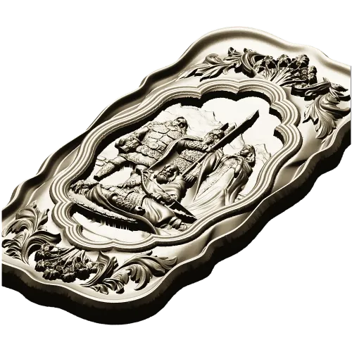 Death of Baldr - high-relief 3D STL for CNC carving