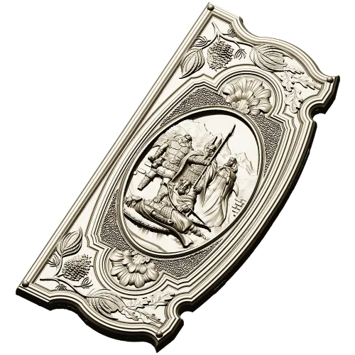 High-relief STL 3D model "The Fall of Baldr" - panel for CNC carving