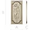 Archeress Relief Panel STL