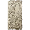 Winged Dragon High-Relief Panel STL