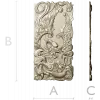 Winged Dragon High-Relief Panel STL