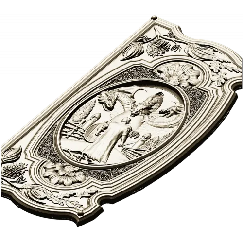 Guardian of the Kalinov Bridge - high-relief STL panel for CNC