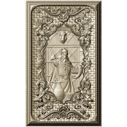 Loki Relief Panel - STL 3D Model for CNC Carving