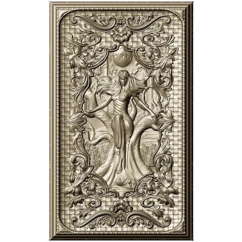 Mara Relief Panel - STL 3D model for CNC carving