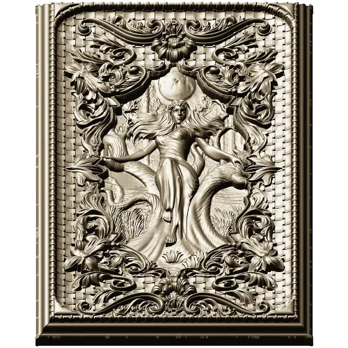 Mara Relief Panel - STL 3D model for CNC carving