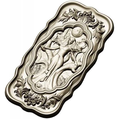 Moonlit Mara - Ornate Relief Panel STL for CNC