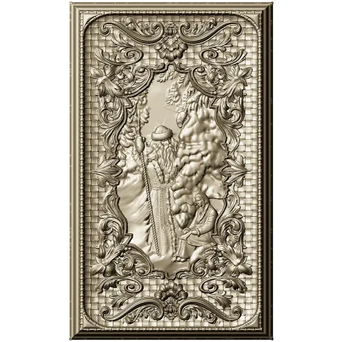 Morozko Vertical Relief - STL 3D model for CNC