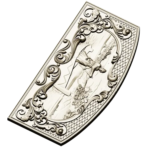 Boatman Relief Panel - Decorative 3D STL for CNC