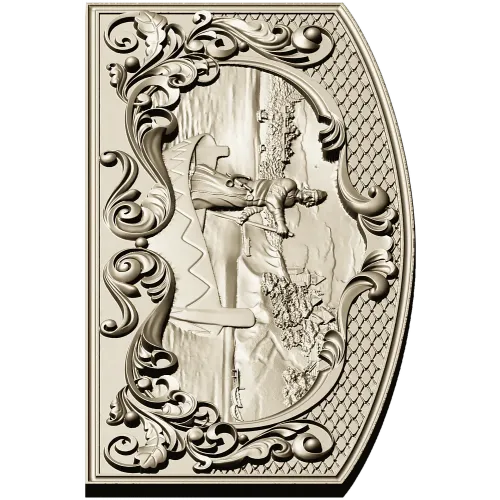 Boatman Relief Panel - Decorative 3D STL for CNC