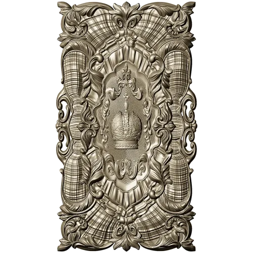 Коронная декоративная панель - 3D модель STL для ЧПУ