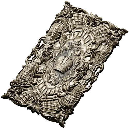 Коронная декоративная панель - 3D модель STL для ЧПУ