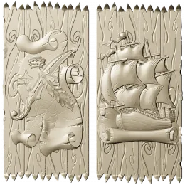 Панели "Корабль и Герб"