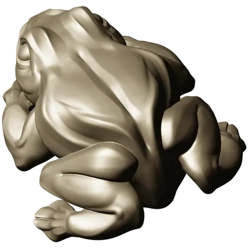 stl модель лягушки для ЧПУ - 3D модель в формате STL для фрезера