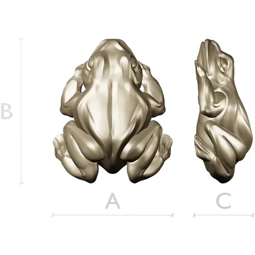 stl модель лягушки для ЧПУ - 3D модель в формате STL для фрезера