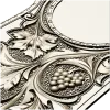 Vine & Grape Backgammon Panel - STL 3D Model for CNC