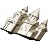 Каменная крепость - 3D панель STL для ЧПУ