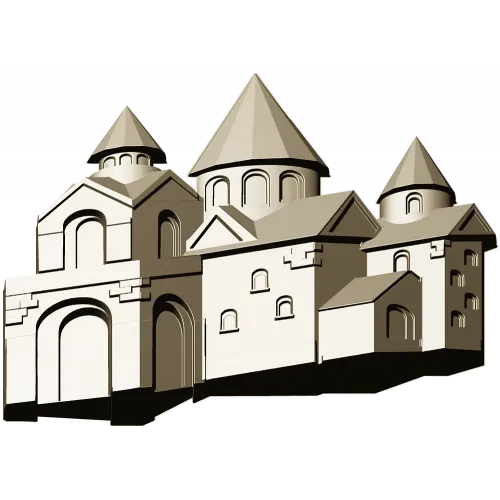 Каменная крепость - 3D панель STL для ЧПУ