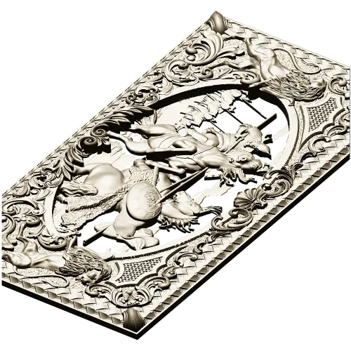 Дуэль Пересвета и Челубея - 3D модель STL для ЧПУ
