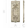 Elegant Rococo Medallion Relief STL