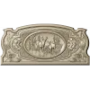 Forest Deer Medallion - STL 3D model for CNC router