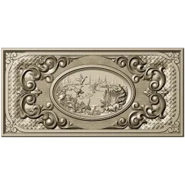 Hunting Medallion Panel