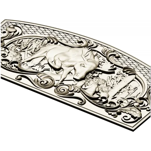 Moose Hunt Relief - STL 3D model for CNC milling