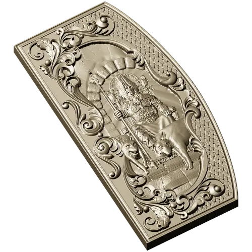 3D модель Odin - рельефное панно для ЧПУ