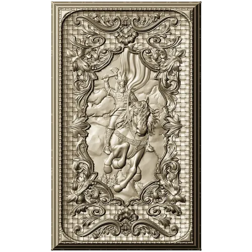 Перун - всадник грома (STL панель для ЧПУ)
