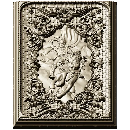 Перун - всадник грома (STL панель для ЧПУ)