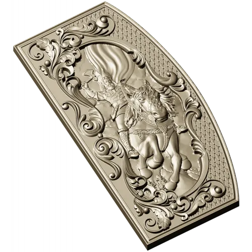Перунский всадник - 3D модель STL для ЧПУ