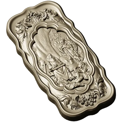 Song of Bayan - high-relief panel STL for CNC