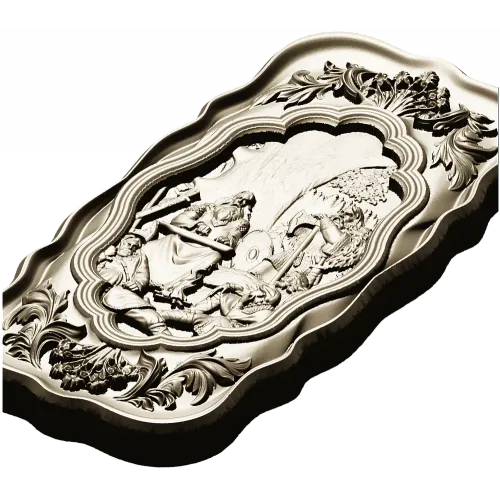 Song of Bayan - high-relief panel STL for CNC