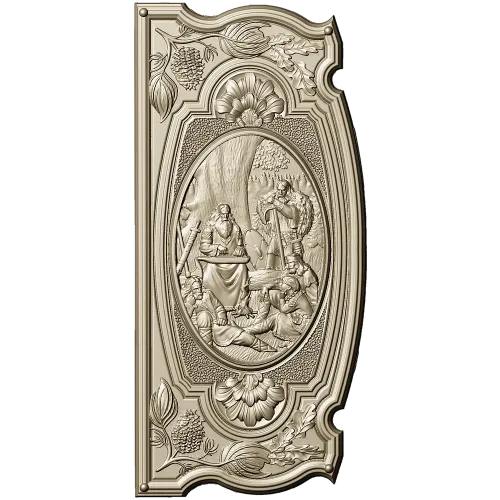Song of Boyan relief panel STL for CNC