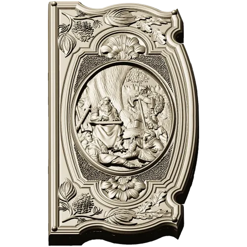 Song of Boyan relief panel STL for CNC