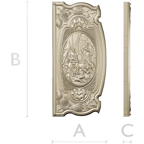 Song of Boyan relief panel STL for CNC