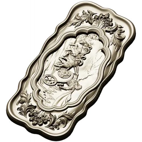 Chariot Journey baroque relief - STL 3D model for CNC milling