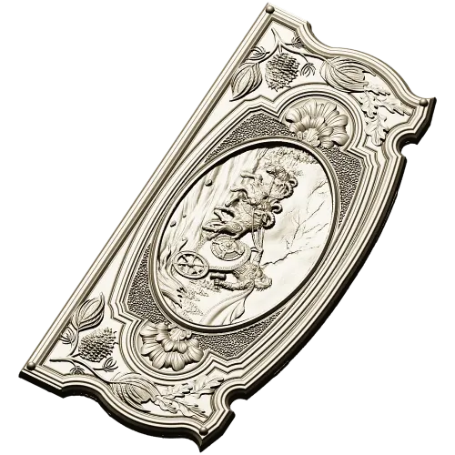 Carriage Ride Medallion - STL 3D model for CNC carving