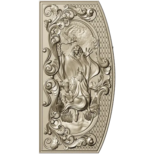 Prophecy of the Vlva - high-relief decorative panel STL